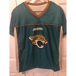 Jaguars Sz M Unisex‎ Green/White Reversible Flag Football Jersey